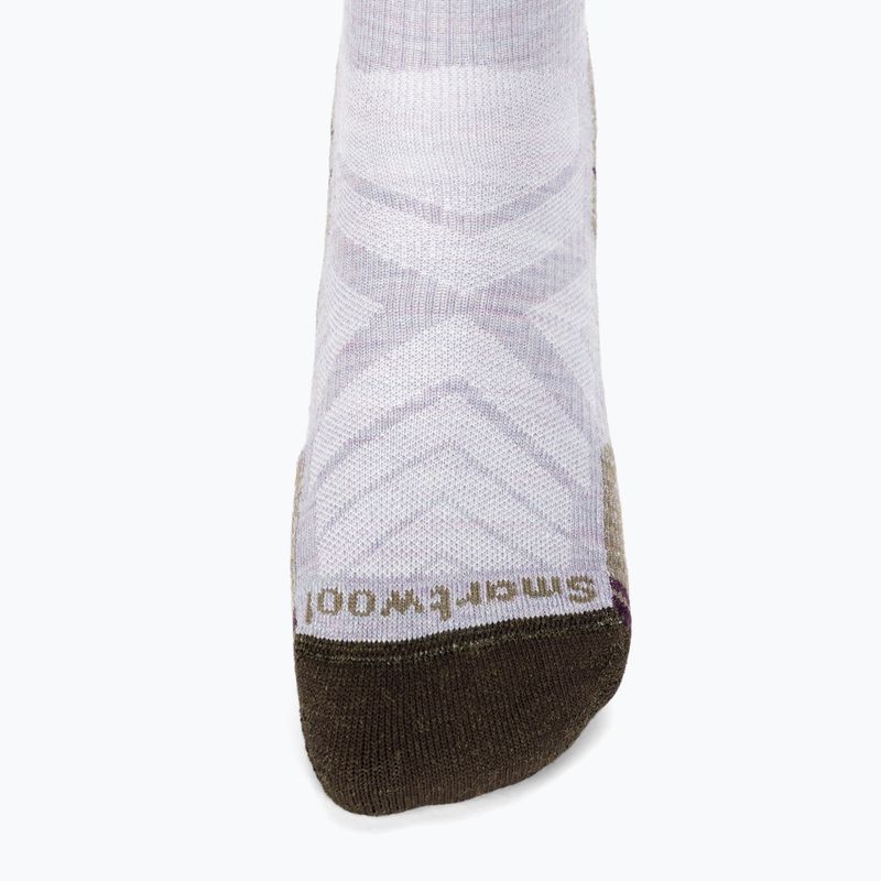 Women's trekking socks Smartwool Hike Light Cushion Tube Stripe Crew purple eclipse 4
