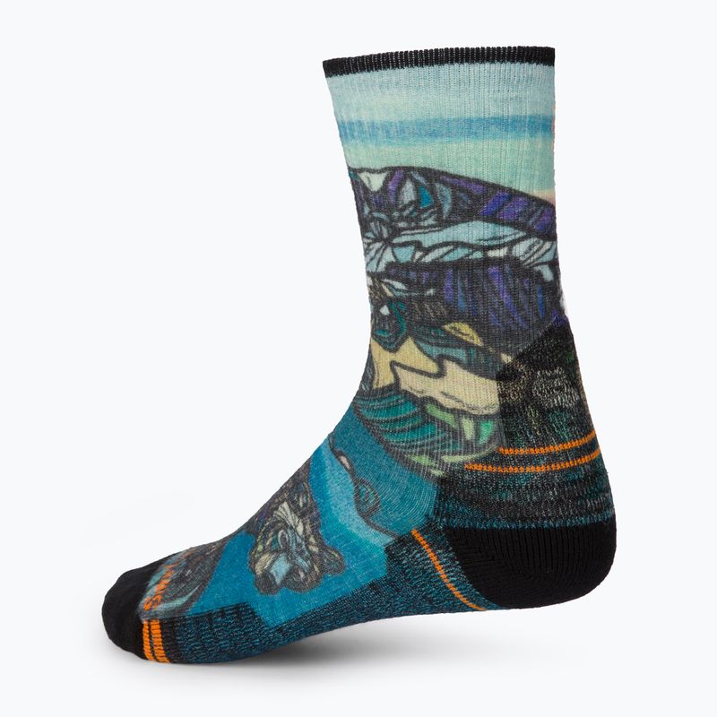 Women's trekking socks Smartwool Hike Light Cushion Icy Range Print Crew colourful SW001988150 2