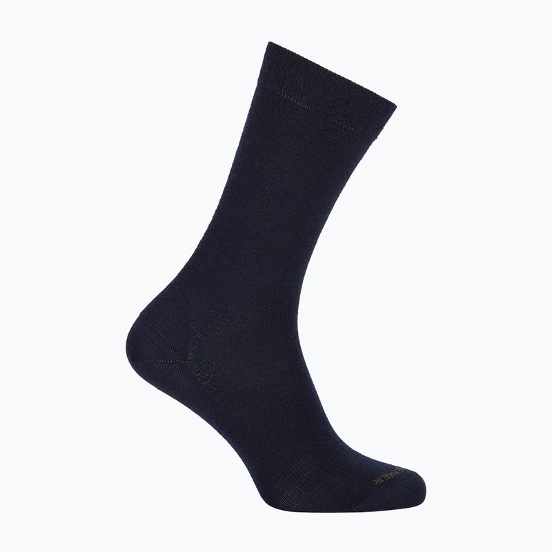 Women's socks Icebreaker Lifestyle Fine Gauge Crew midnight navy/dark loden 2