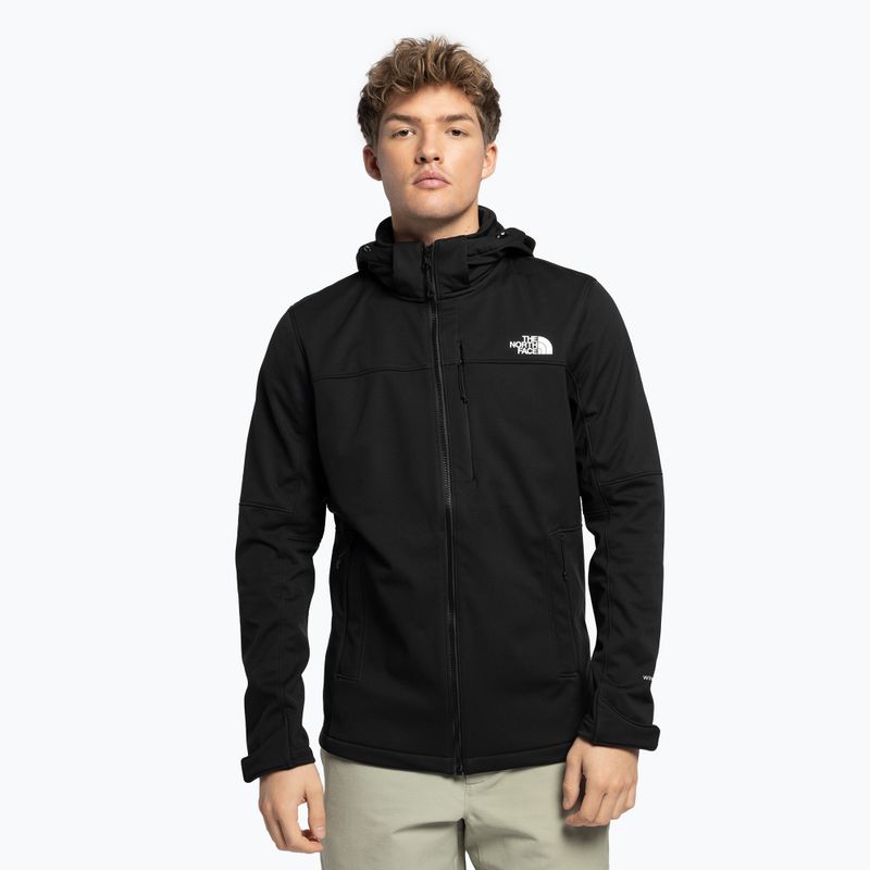 Men's softshell jacket The North Face Diablo Softshell Detachable Hood black NF0A7ZFSKX71