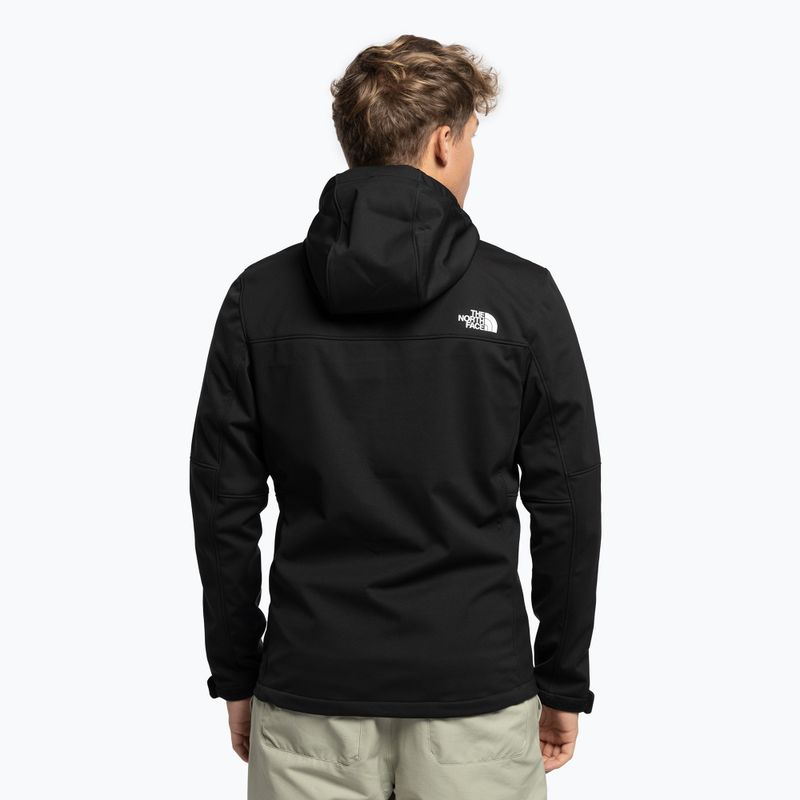Men's softshell jacket The North Face Diablo Softshell Detachable Hood black NF0A7ZFSKX71 4