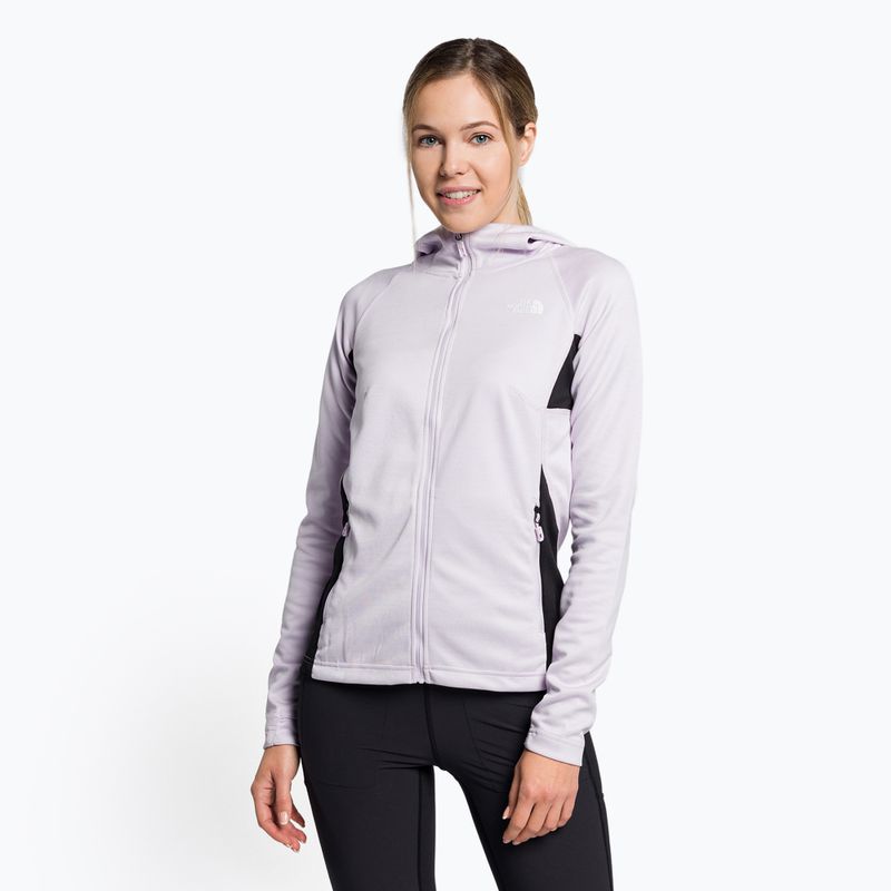 Women's trekking sweatshirt The North Face AO Midlayer FZ Hoodie white NF0A5IFI91N1