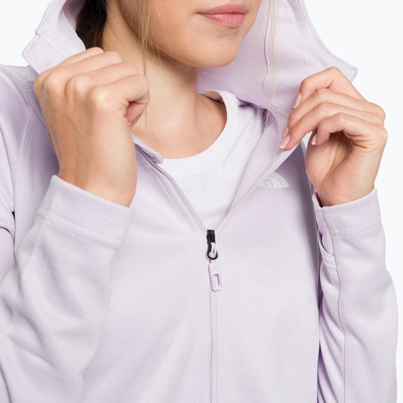 Women's trekking sweatshirt The North Face AO Midlayer FZ Hoodie white NF0A5IFI91N1 5