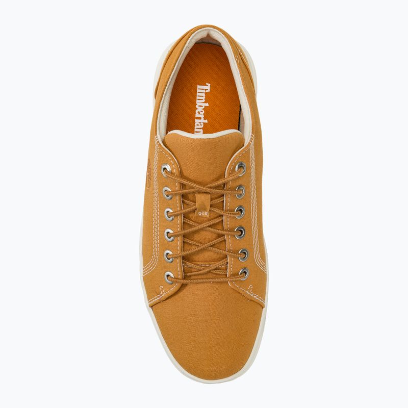 Men's Timberland Seneca Bay Canvas Ox spurce yellow shoes 5