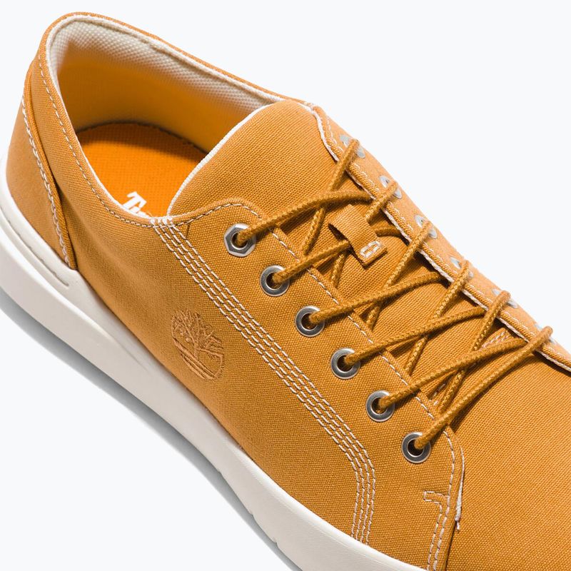 Men's Timberland Seneca Bay Canvas Ox spurce yellow shoes 8