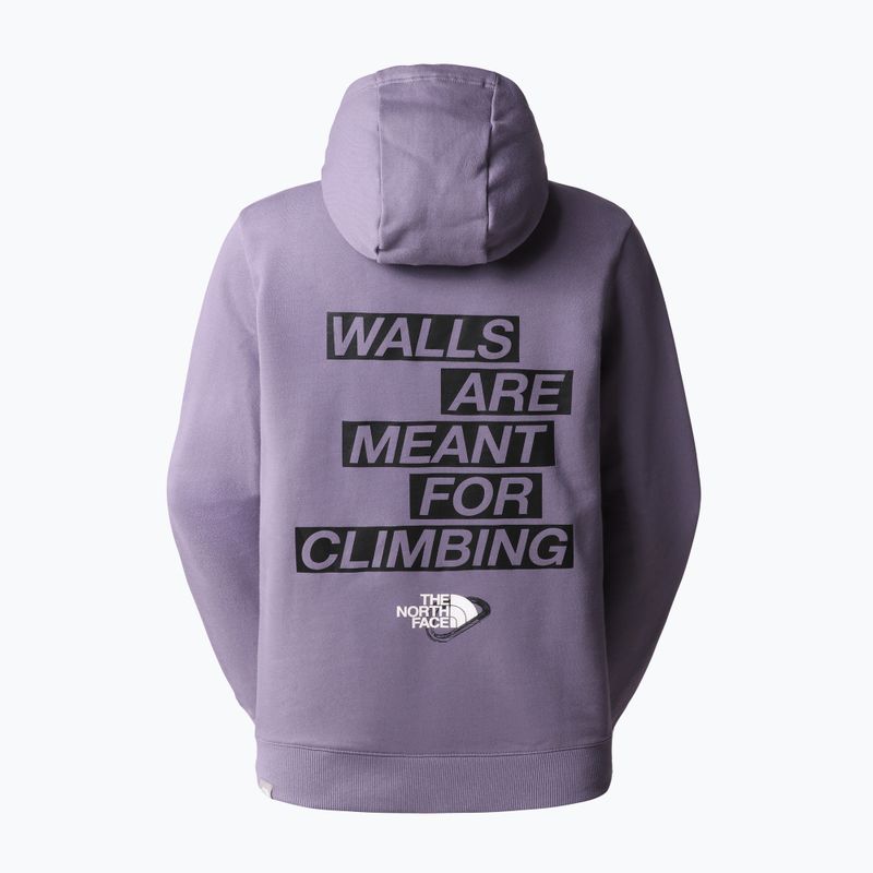 Women's trekking sweatshirt The North Face Outdoor Graphic Hoodie Light purple NF0A827LN141 2