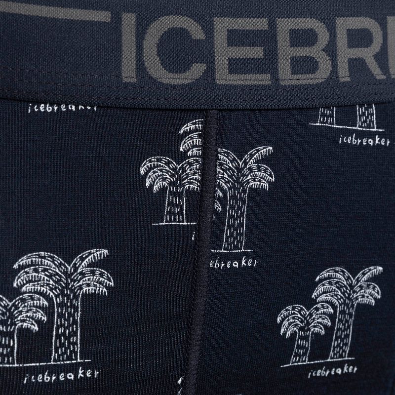 Men's thermal boxer shorts icebreaker Anatomica navy blue 103029 3