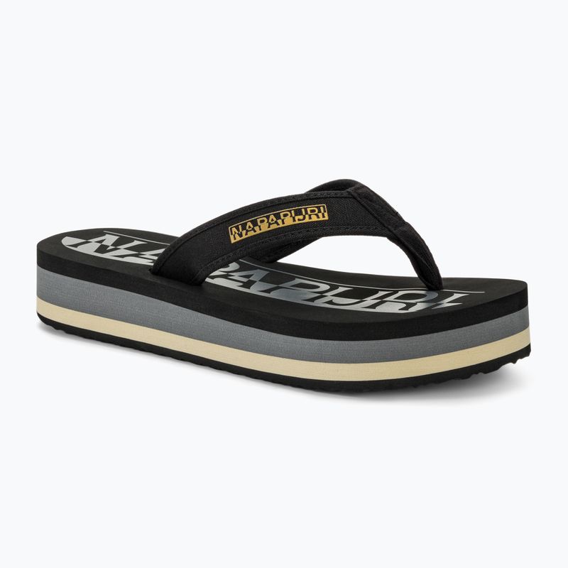 Napapijri women's slides NP0A4HL1CO black