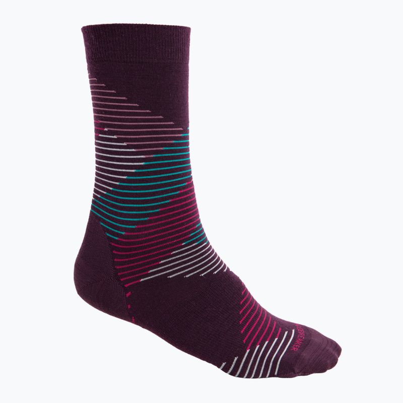 Icebreaker women's trekking socks Lifestyle Fine Gauge Crew Dashes
