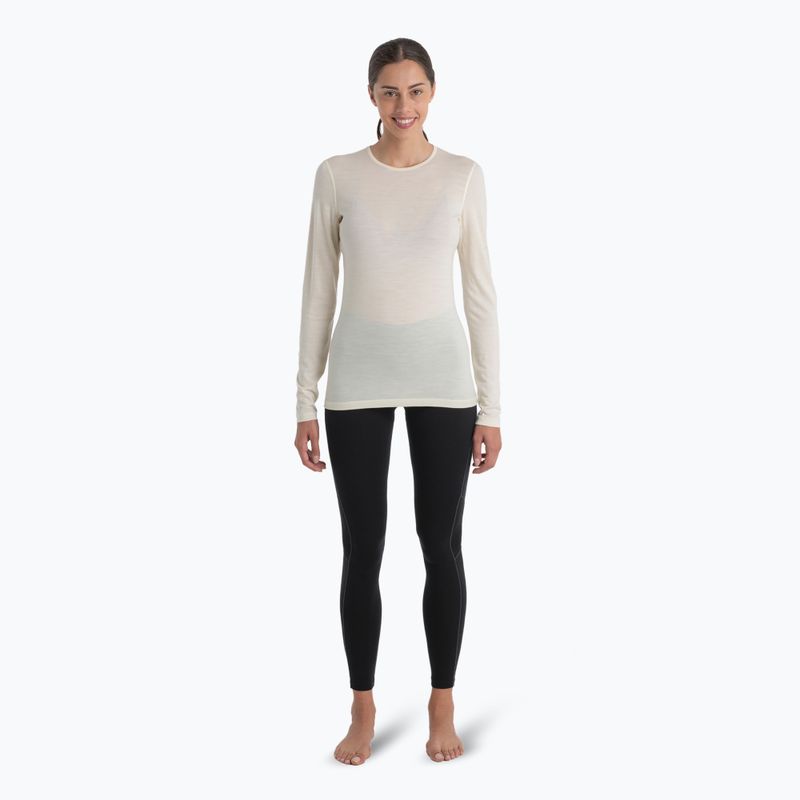 Women's thermal base layer icebreaker 200 Oasis Crewe undyed 2