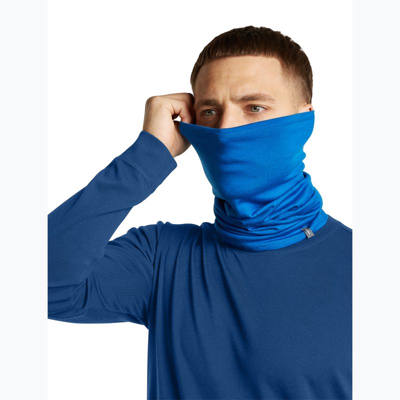 Multifunctional neck gaiter icebreaker Flexi Chute lazurite 4