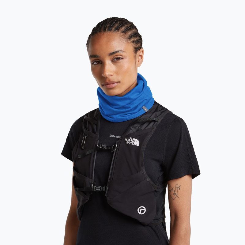 Multifunctional neck gaiter icebreaker Flexi Chute lazurite 5
