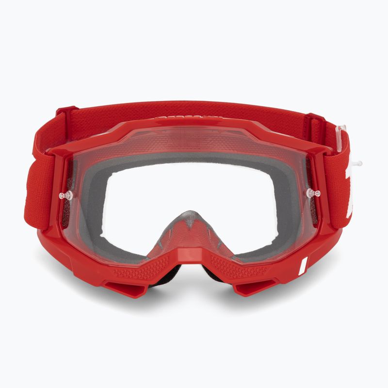 100% Accuri 2 neon/red/clear cycling goggles 2