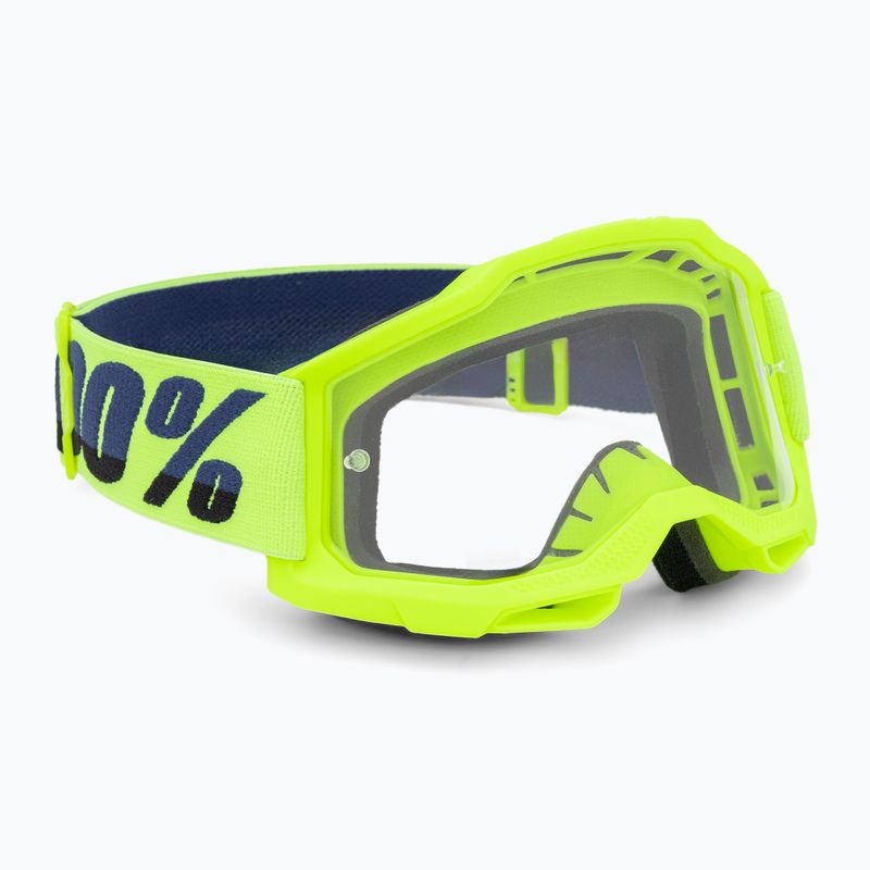 Children's cycling goggles 100% Accuri 2 Junior fluo/yellow/clear