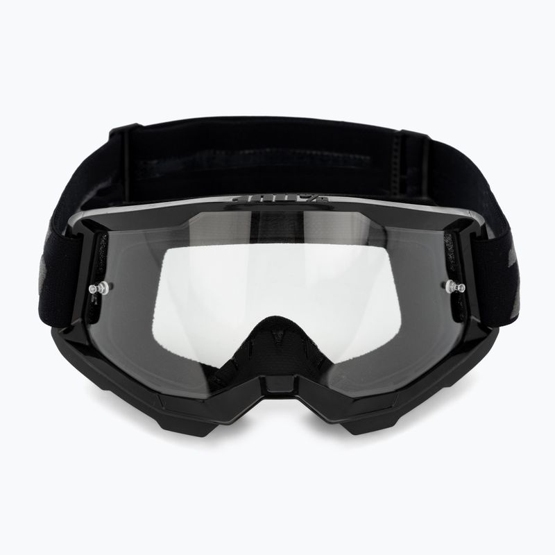 Men's cycling goggles 100% Strata 2 black/clear 50027-00001 2