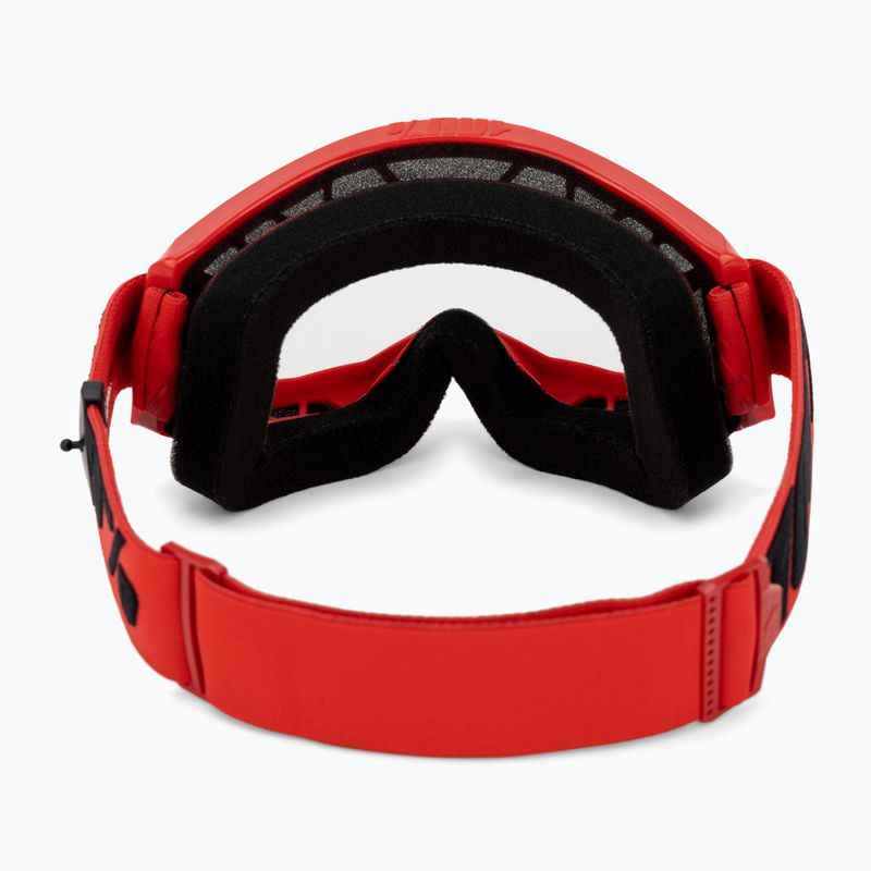 Men's cycling goggles 100% Strata 2 red/clear 50027-00004 3