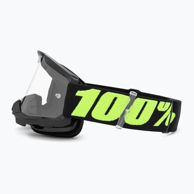 100% Strata 2 upsol/clear cycling goggles 4