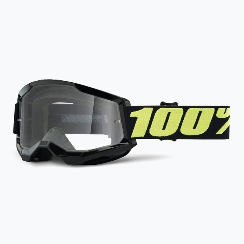 100% Strata 2 upsol/clear cycling goggles 5