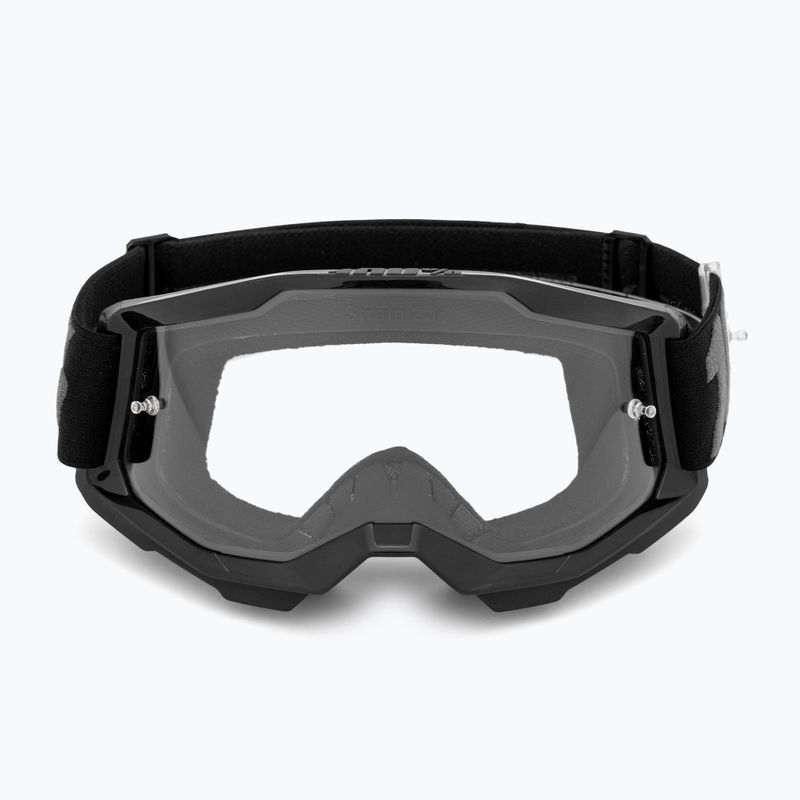 Children's cycling goggles 100% Strata 2 Junior 50031-00001 black/clear 2