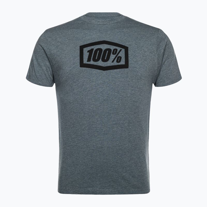 Men's cycling jersey 100% Icon Tee grey 20000-00028