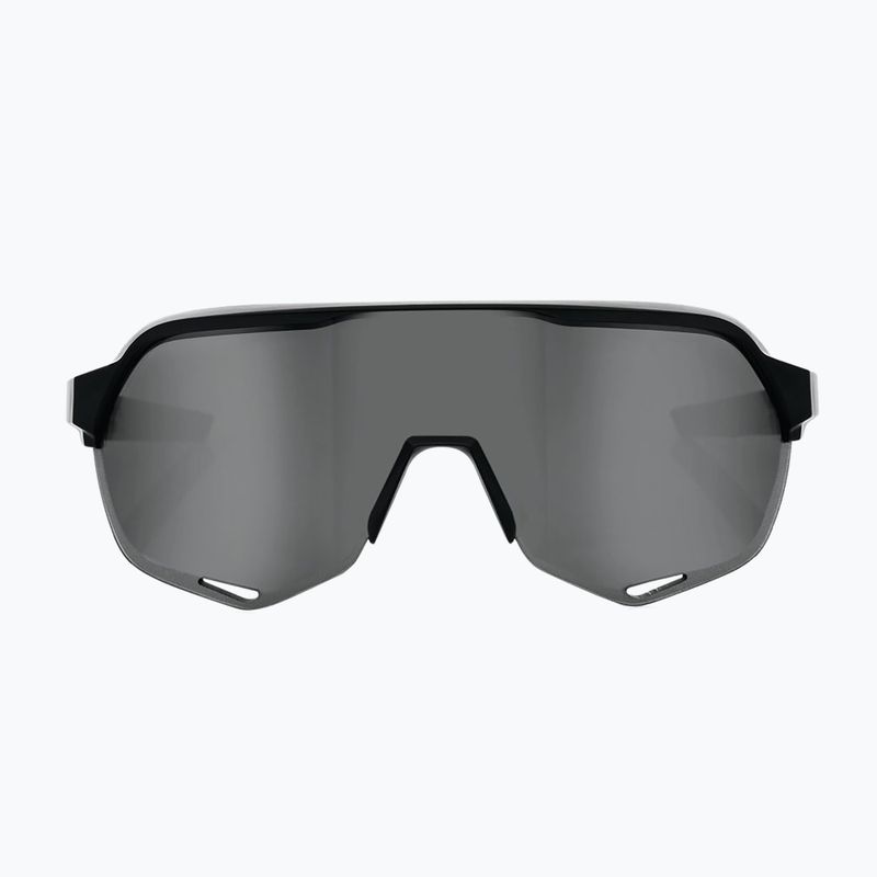 Sunglasses 100% S2 soft tact black/smoke 2