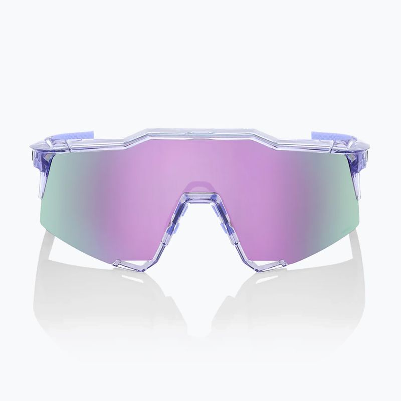 100% Speedcraft sunglasses polished translucent lavender/hiper lavender mirror 2