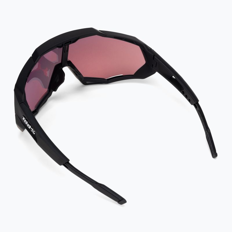 Cycling goggles 100% Speedtrap soft tact black/red multilayer mirror 60012-00004 3
