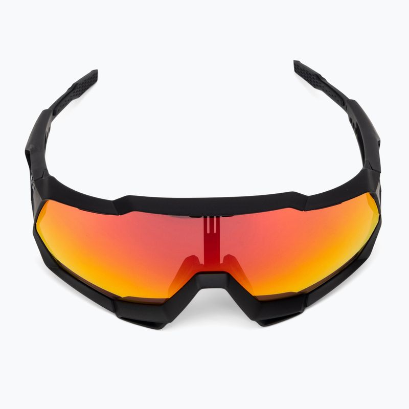 Cycling goggles 100% Speedtrap soft tact black/red multilayer mirror 60012-00004 4
