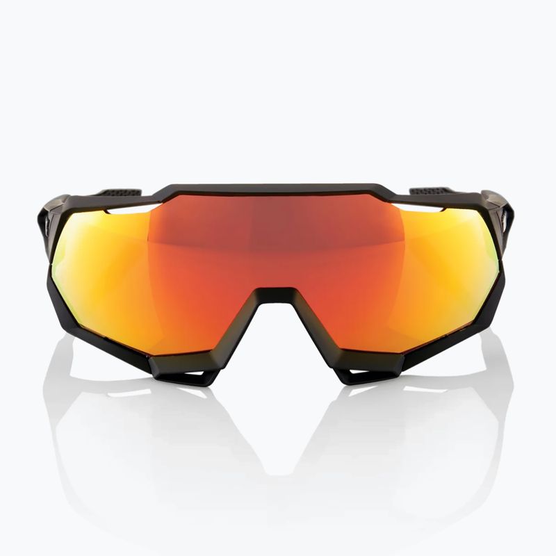 Cycling goggles 100% Speedtrap soft tact black/red multilayer mirror 60012-00004 8