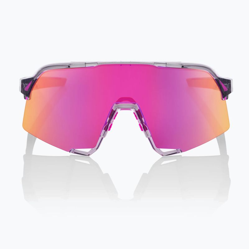 Sunglasses 100% S3 polished translucent/purple multilayer mirror 3