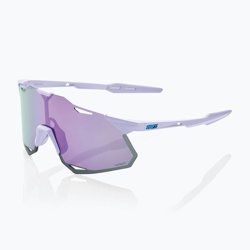 100% Hypercraft XS soft tact lavender/hiper lavender mirror sunglasses