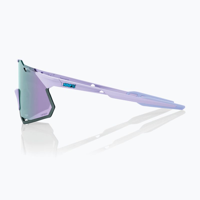 100% Hypercraft XS soft tact lavender/hiper lavender mirror sunglasses 3