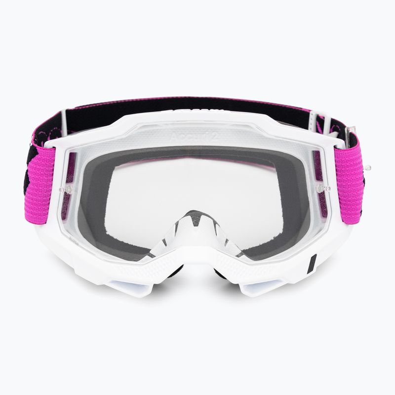 100% Accuri 2 roy/clear cycling goggles 2