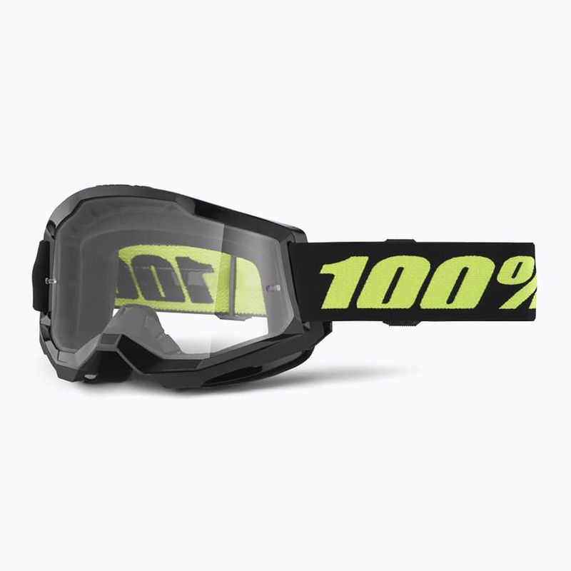 100% Strata 2 solar eclipse/clear cycling goggles 5