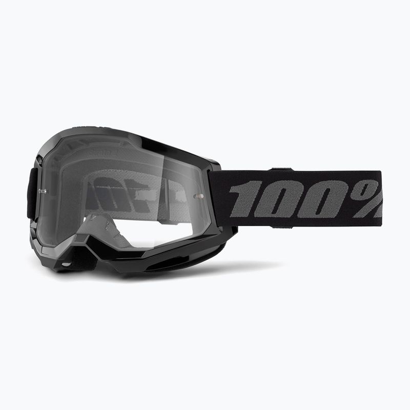 Children's cycling goggles 100% Strata 2 Junior black/clear 5