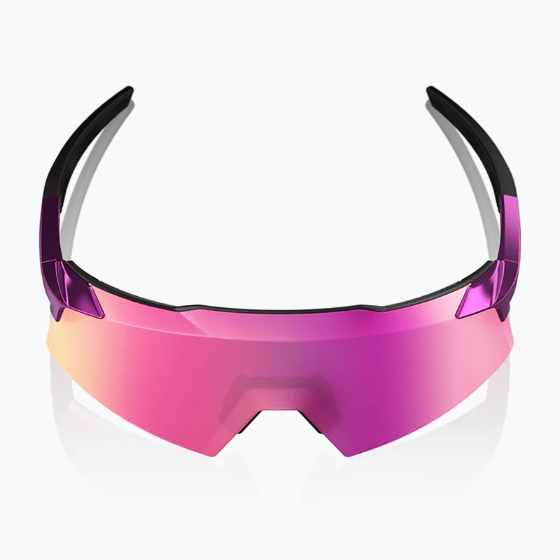 Sunglasses 100% Aerocraft gloss purple chrome/purple mirror 3