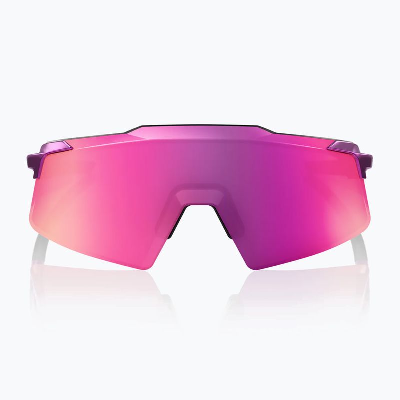 Sunglasses 100% Aerocraft gloss purple chrome/purple mirror 4