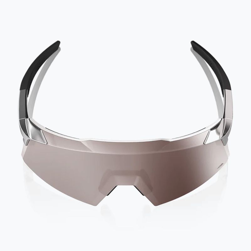 Sunglasses 100% Aerocraft gloss black chrome/hiper silver mirror 3