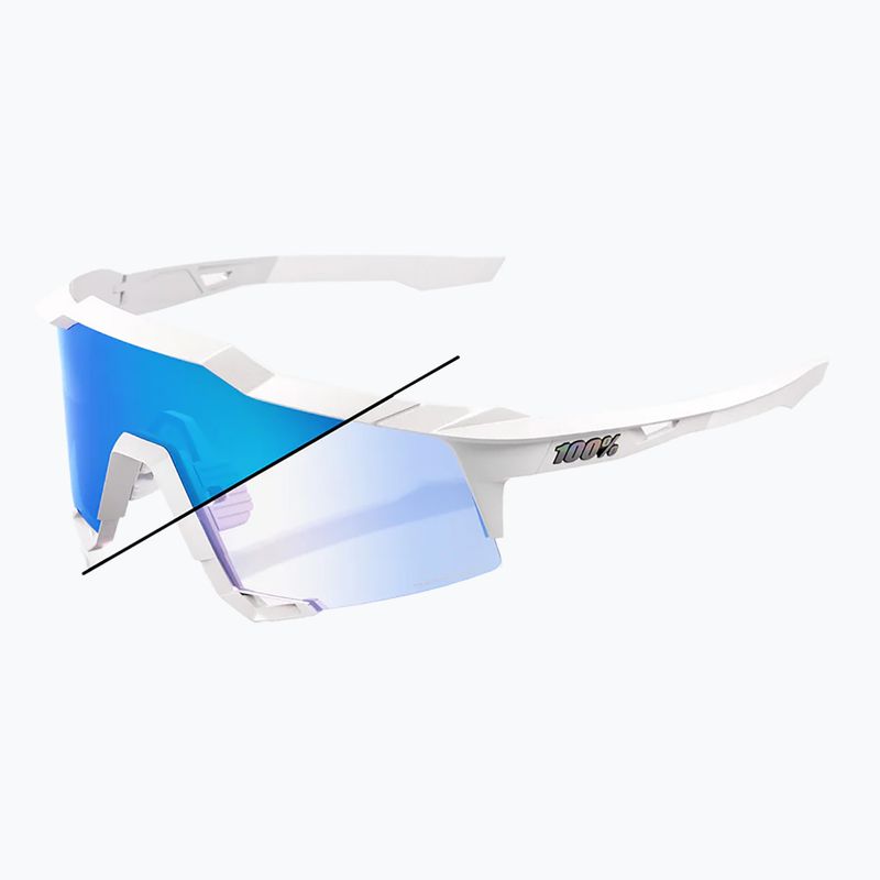100% Speedcraft LE bastille/blue mirror photochromic sunglasses 7