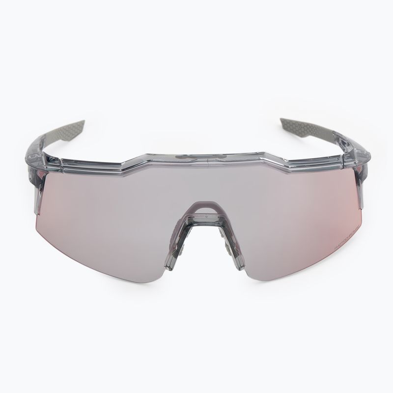 100% Speedcraft SL polished translucent grey/rose gold mirr photochr sunglasses 6