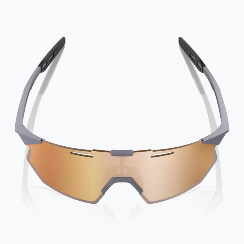 100% Hypercraft SQ soft tact grey/hiper copper mirror sunglasses 4