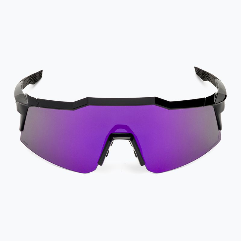 100% Speedcraft SL polished black/hyper polarised lavender mirror sunglasses 4