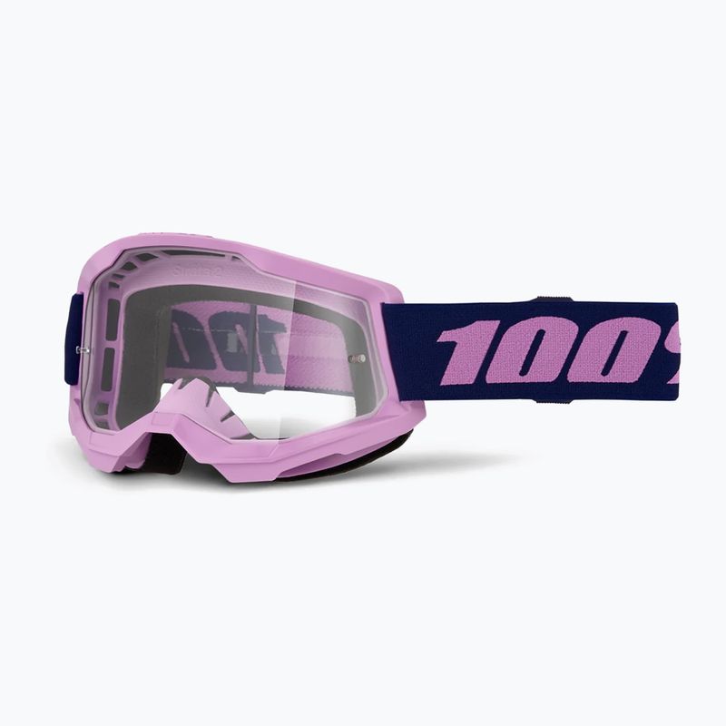 Bike goggles 100% Strata 2 purple/clear