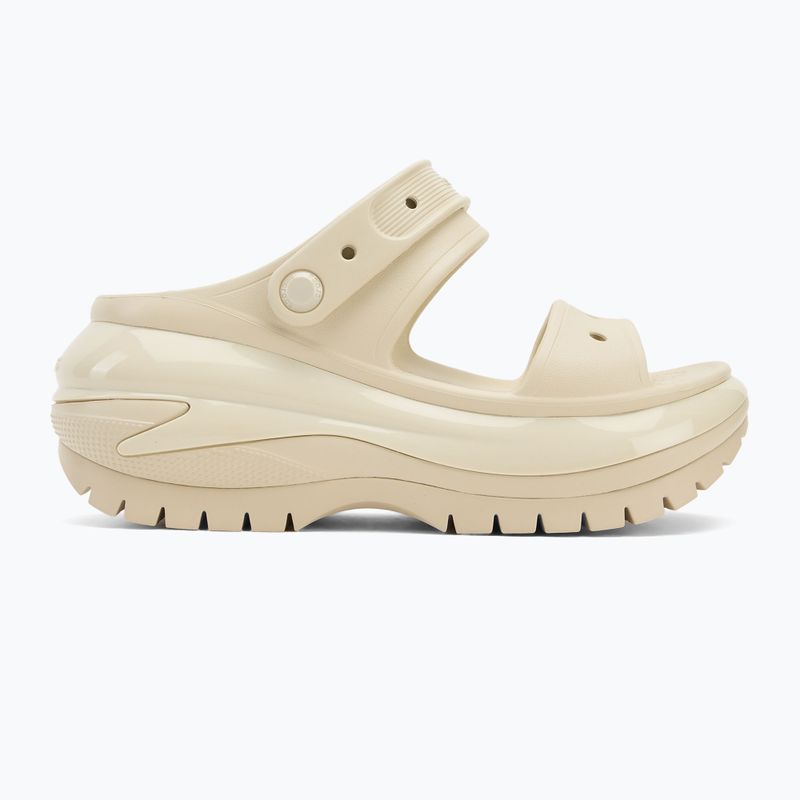 Women's Crocs Mega Crush bone sandals 3
