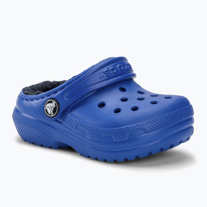 Crocs Classic Lined blue bolt children's slides