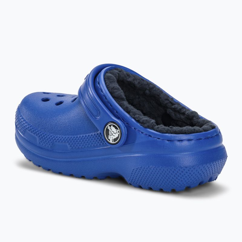 Crocs Classic Lined blue bolt children's slides 4