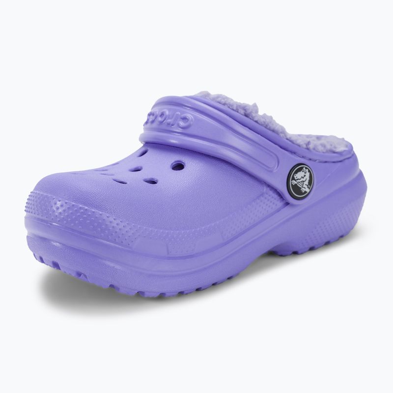 Crocs Classic Lined digital violet children's slides 8