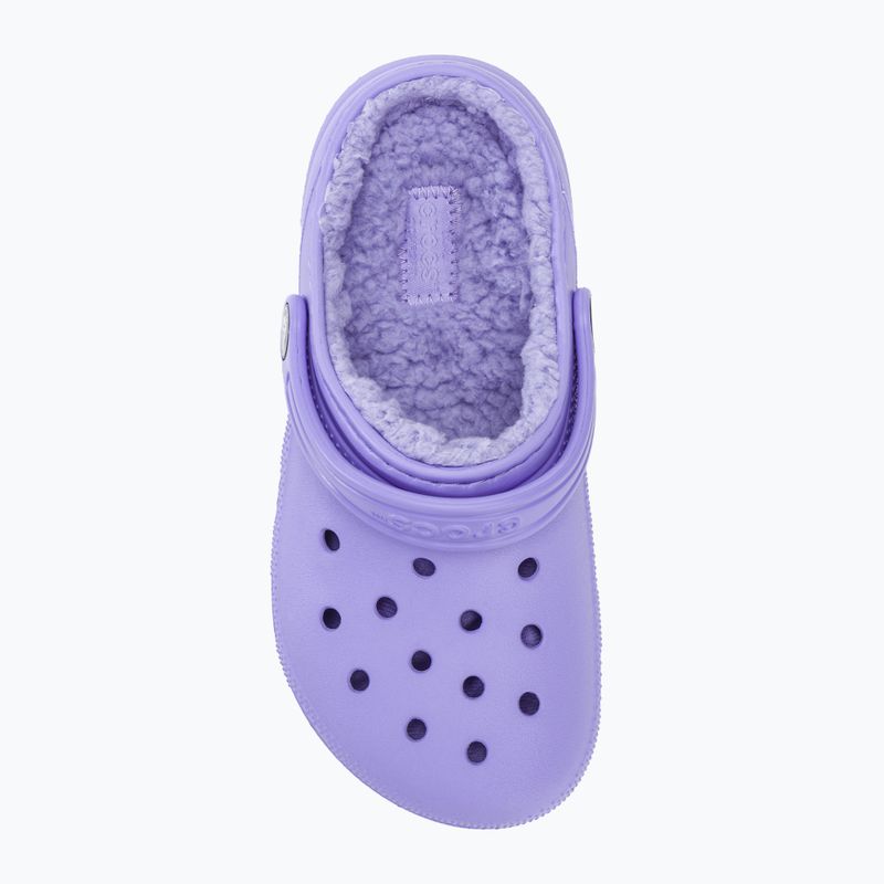 Crocs Classic Lined digital violet children's slides 6