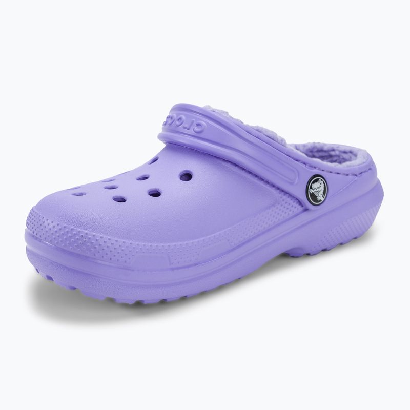 Crocs Classic Lined digital violet children's slides 8