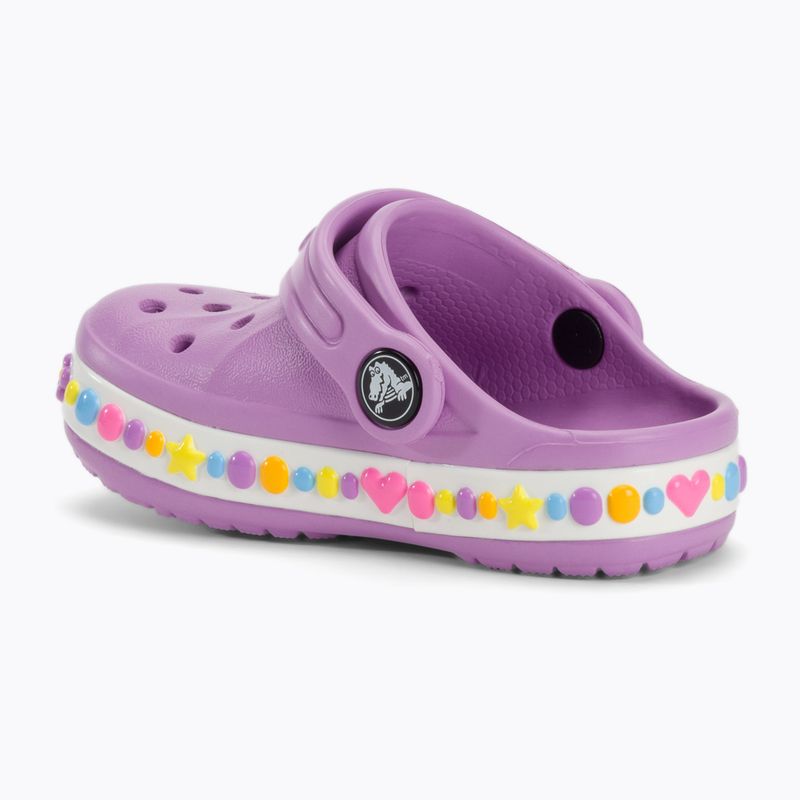 Crocs Bayaband Charm Band Clog Toddler orchid slides 4